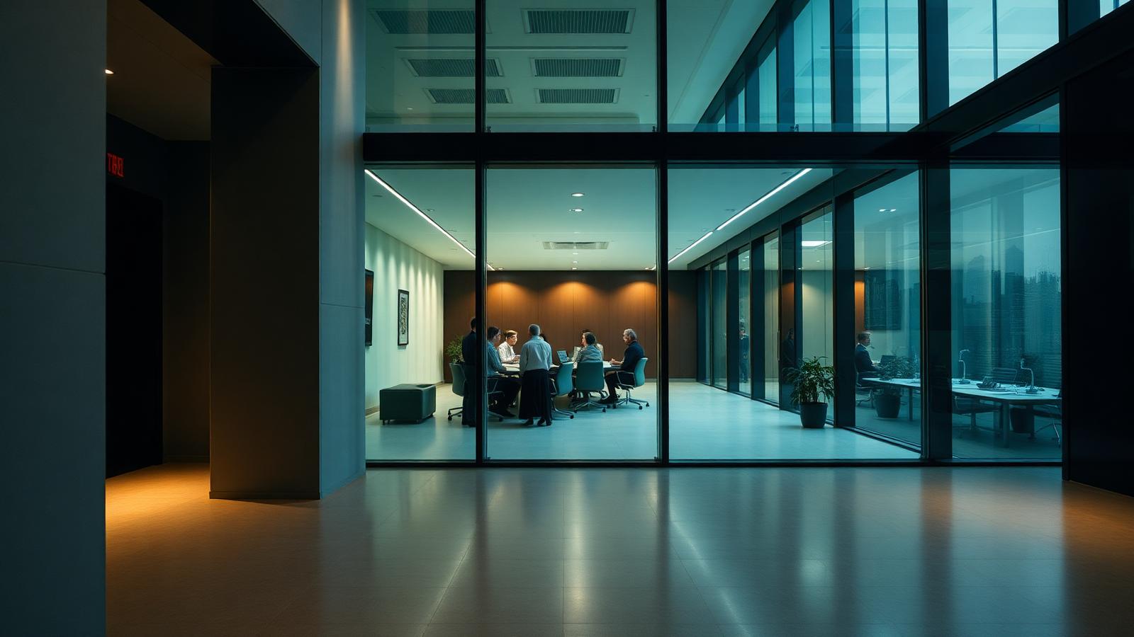 Segment hero · a glass boardroom in a regional headquarters